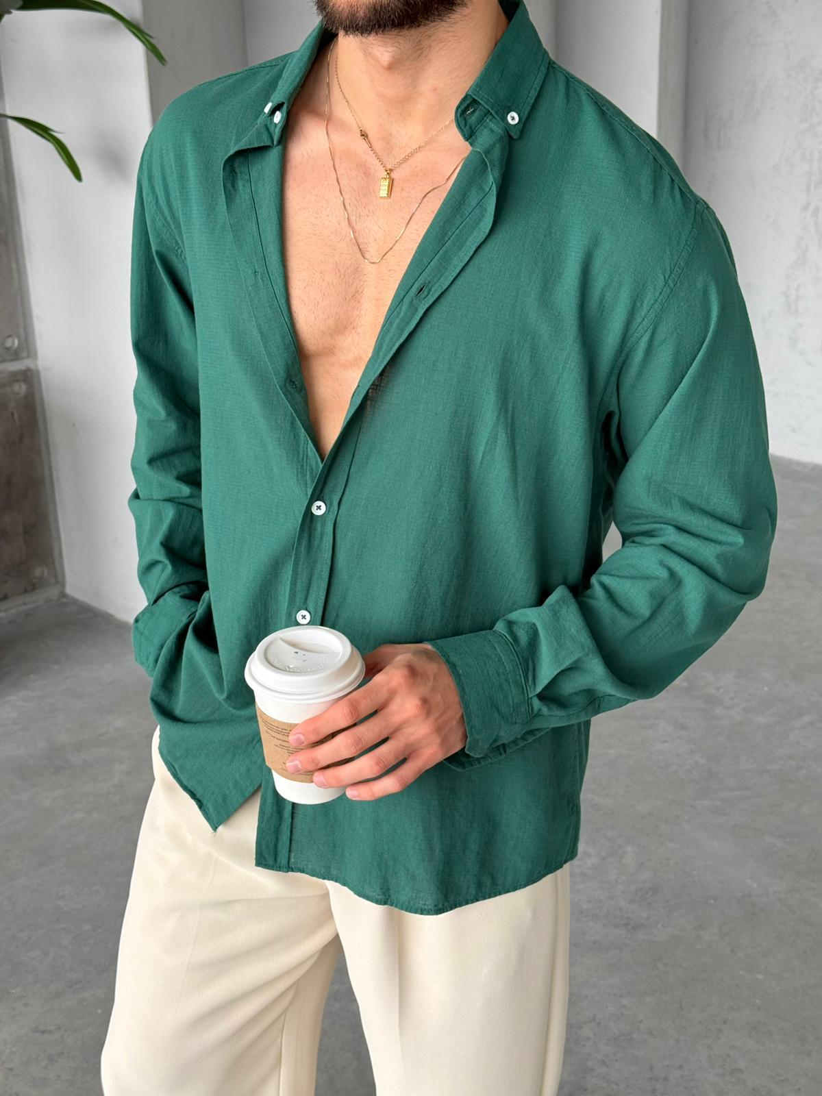 Shirt Lino Green