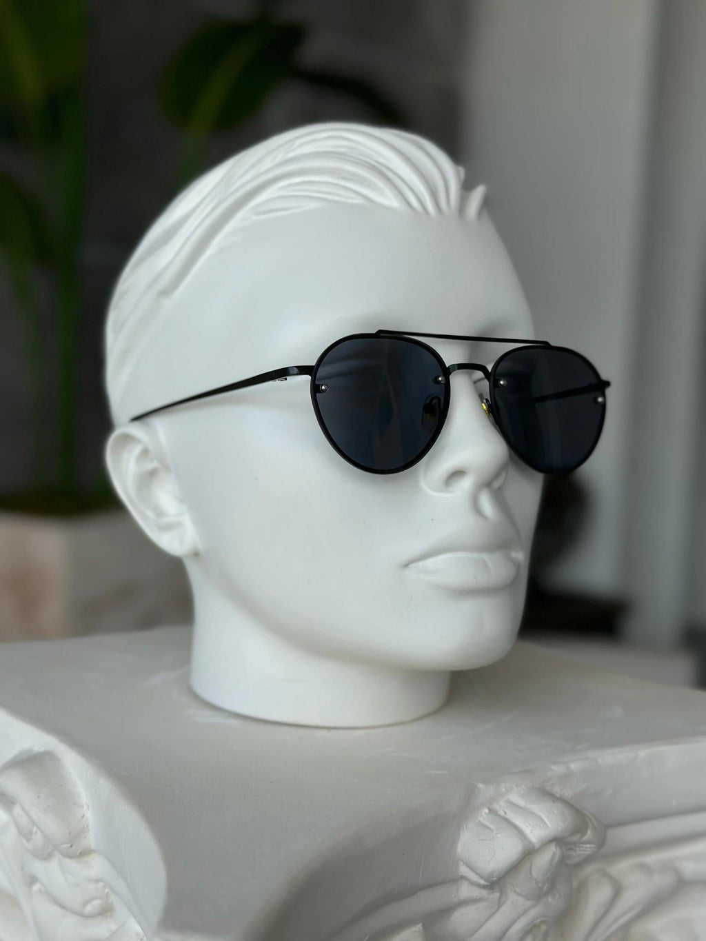 G101 Brown Lens Steel Frame Sunglasses