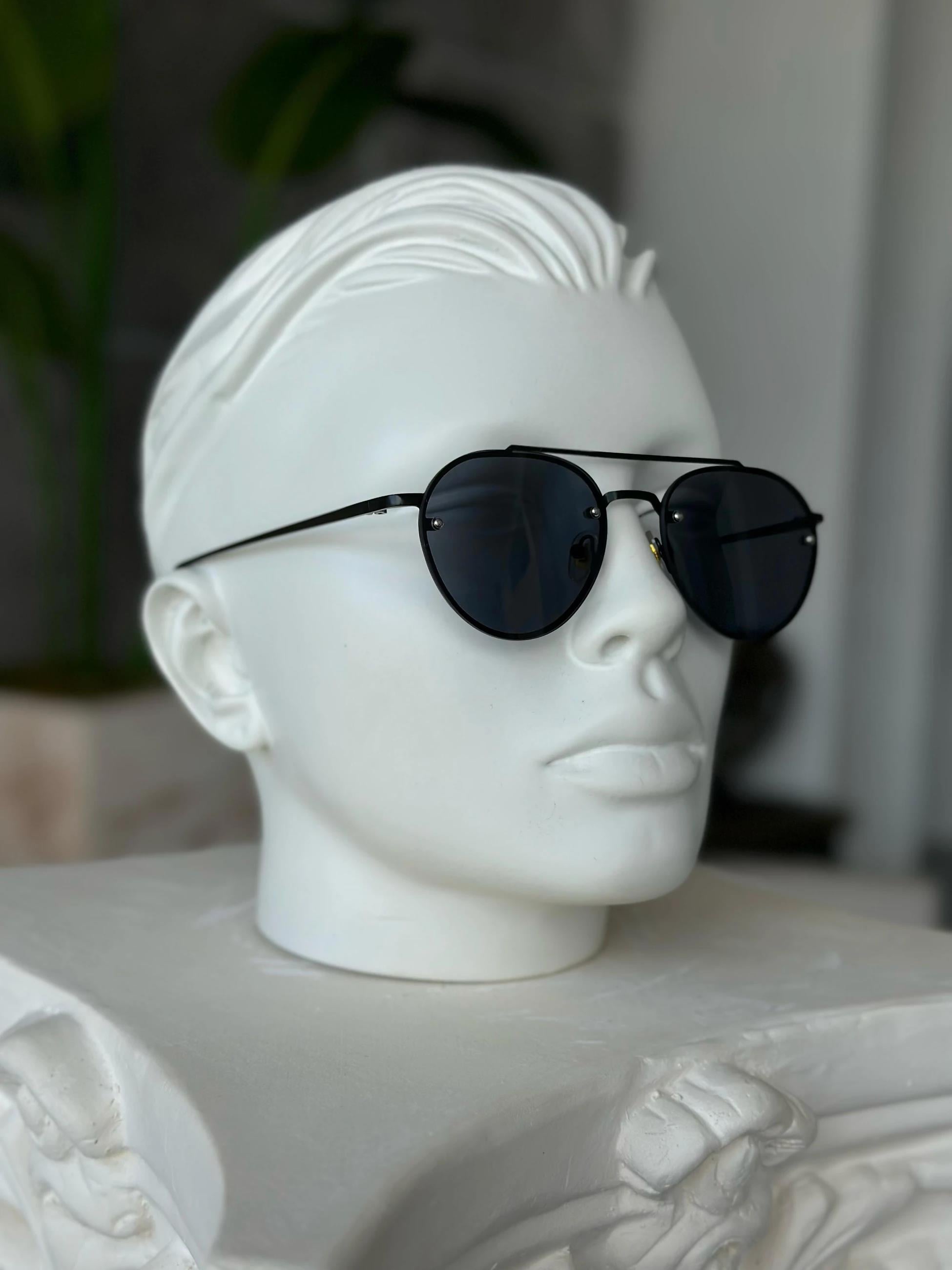 G101 Brown Lens Steel Frame Sunglasses