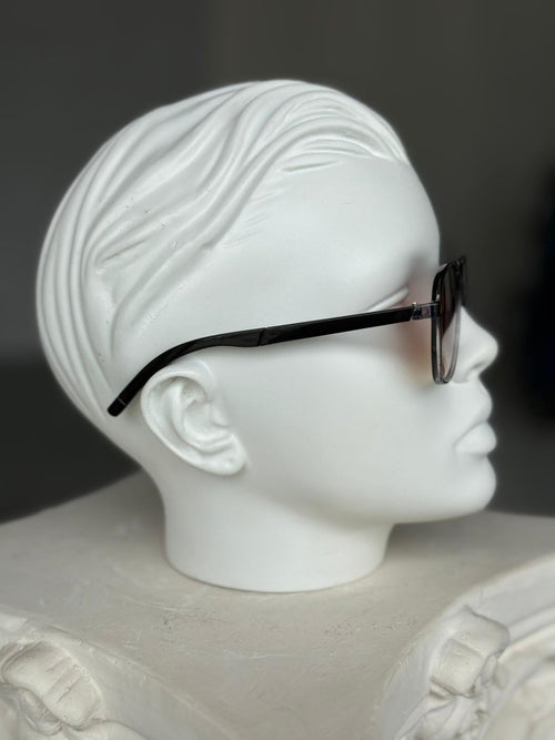 Brown Gradient Lens Black Frame Sunglasses