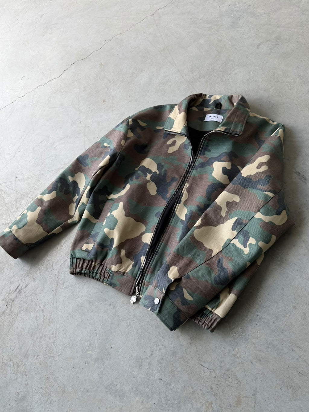Camouflage Zip-Up Jacket