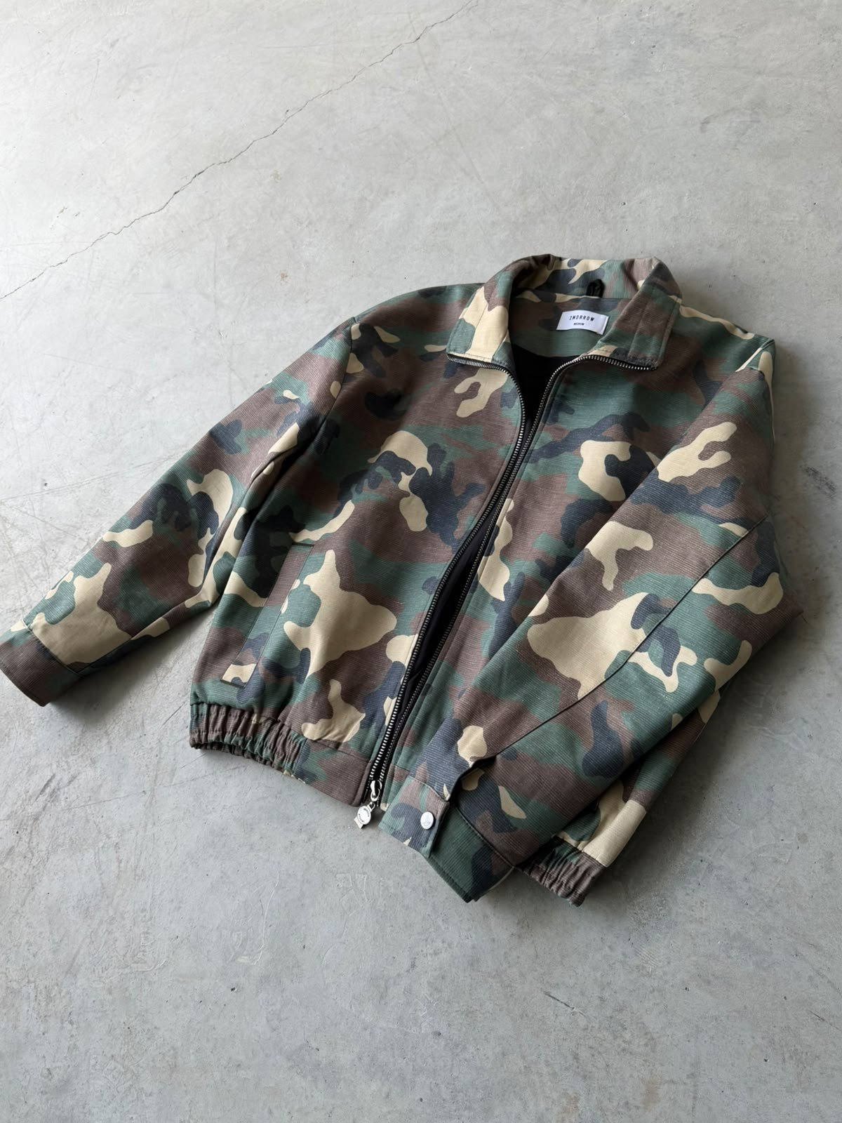 Camouflage Zip-Up Jacket