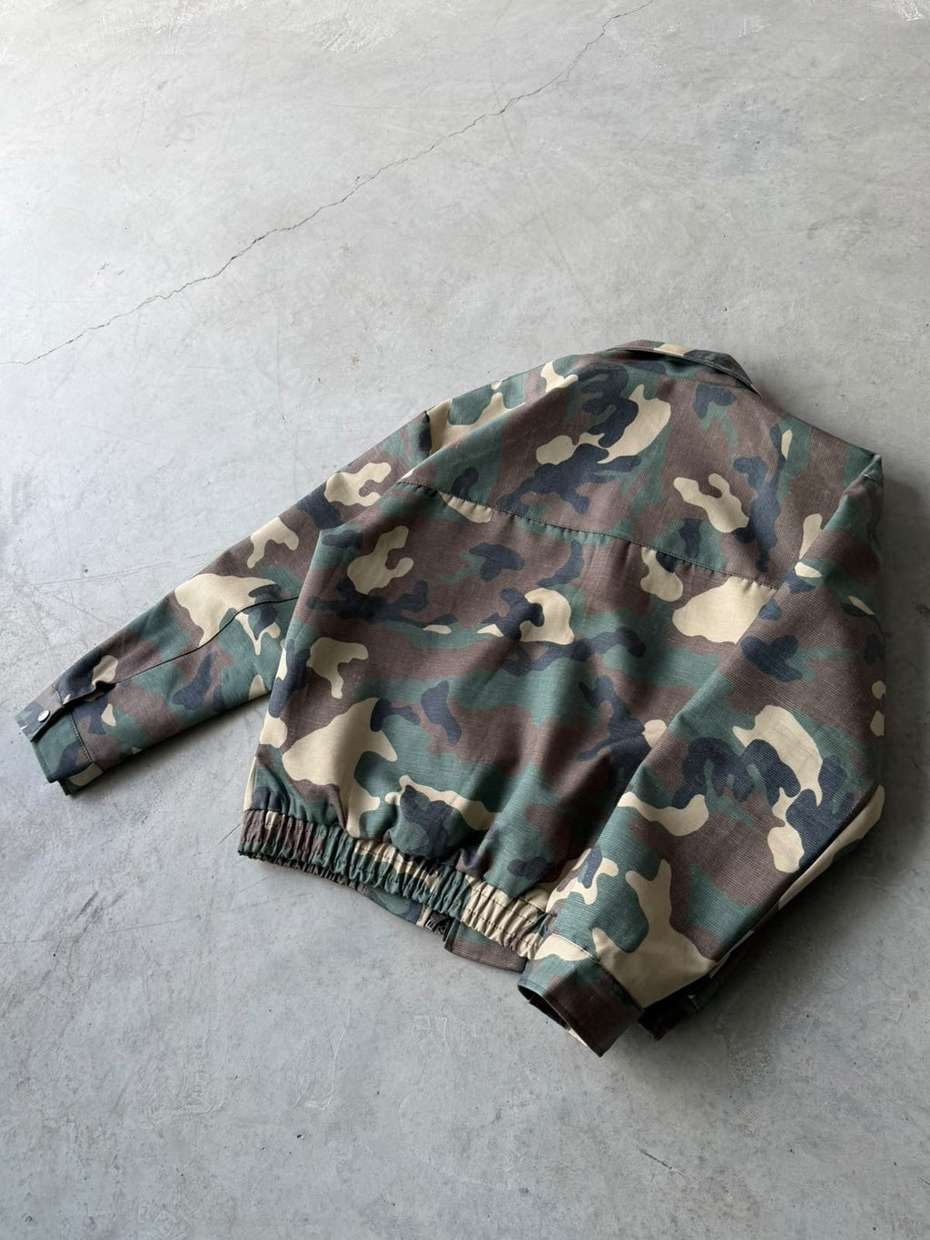Camouflage Zip-Up Jacket