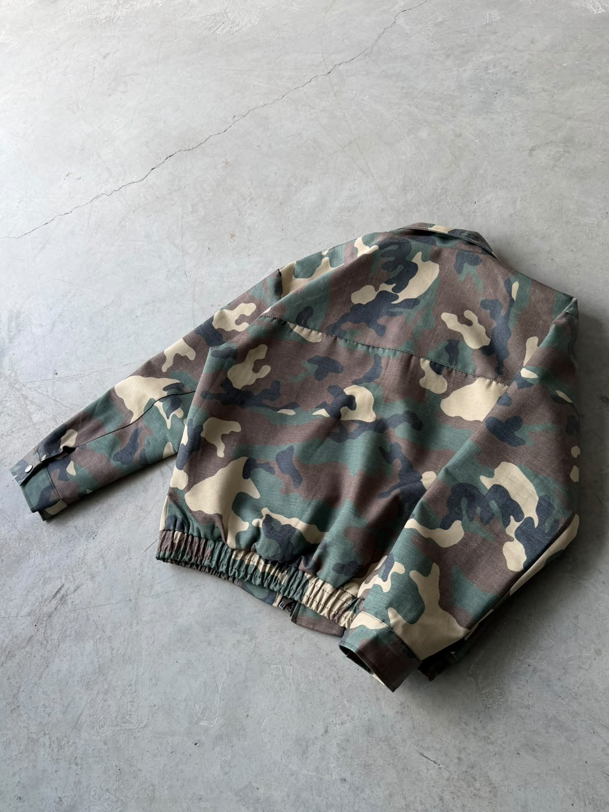 Camouflage Zip-Up Jacket
