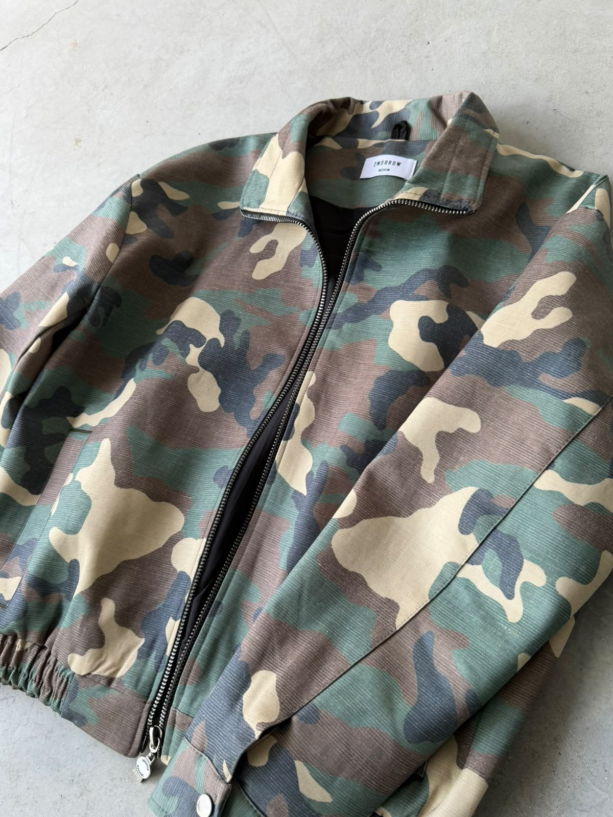 Camouflage Zip-Up Jacket