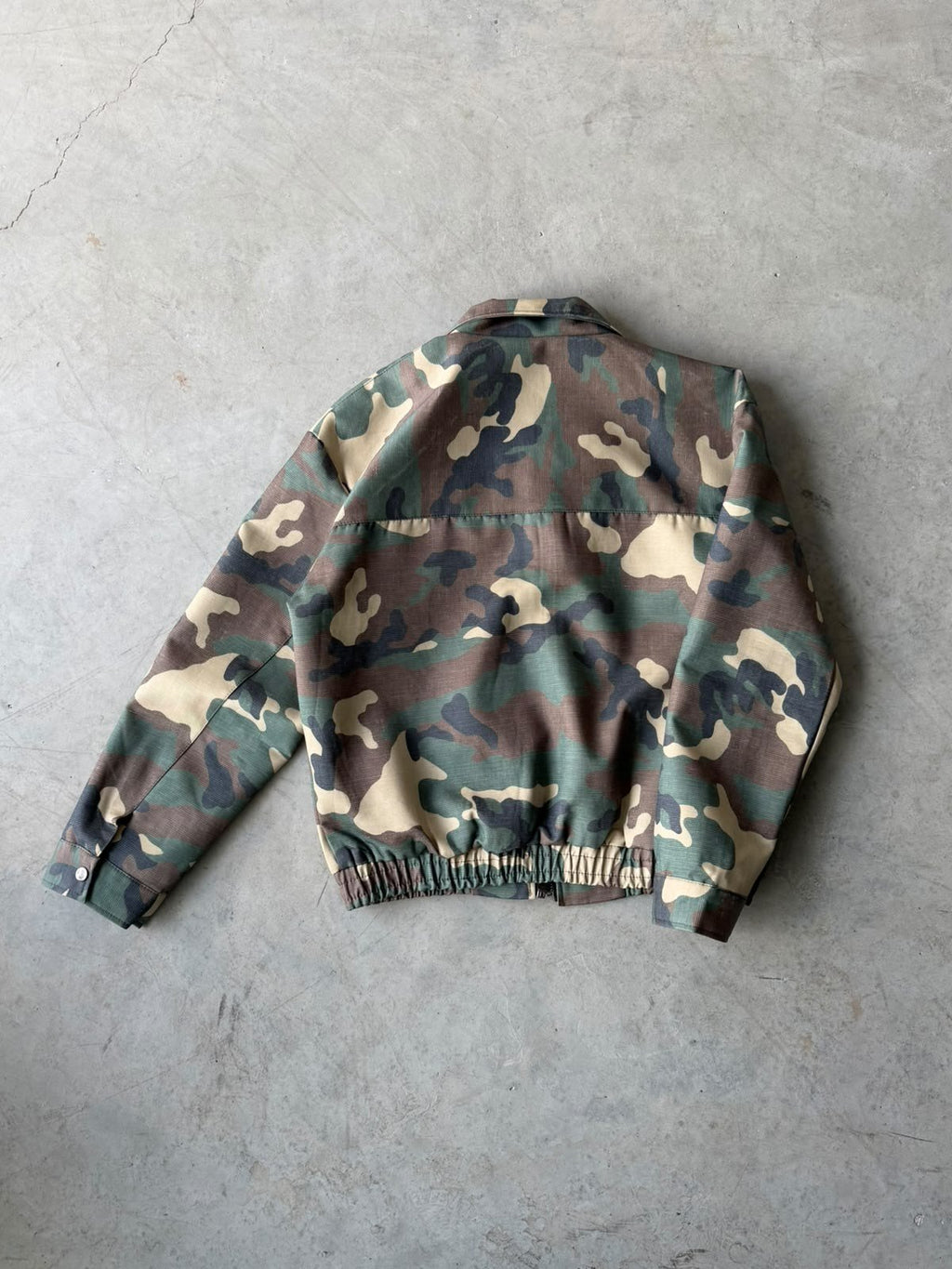 Camouflage Zip-Up Jacket