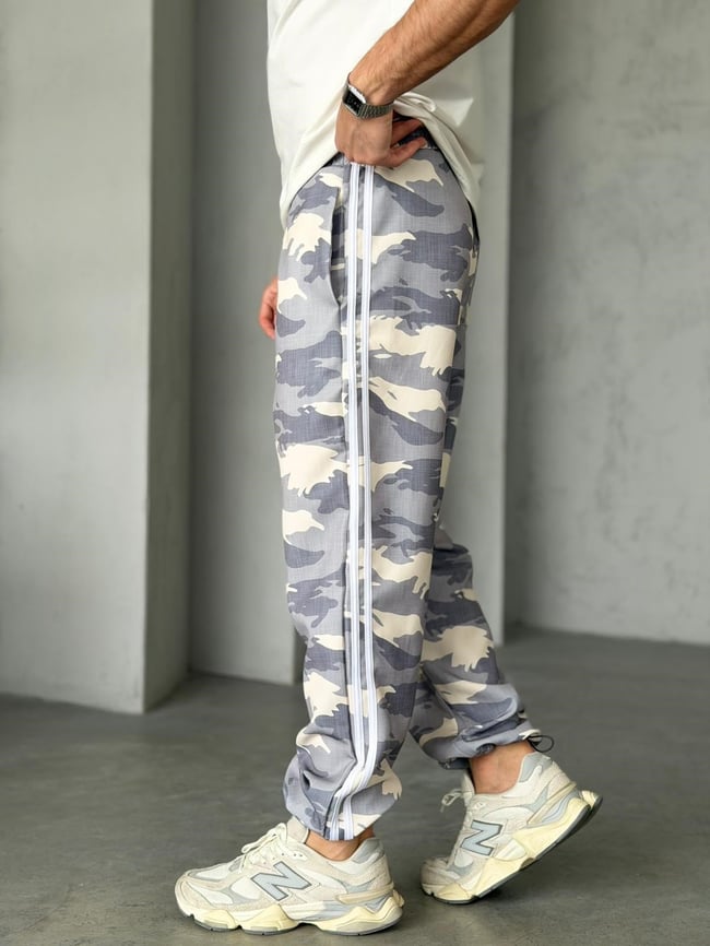 Camo Stripe Jogger Pants