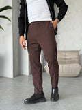 Pantolona Slim - Kahve