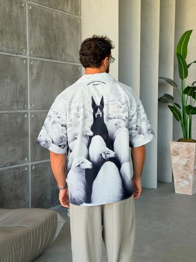 LONELY DOG Oversize Shirt