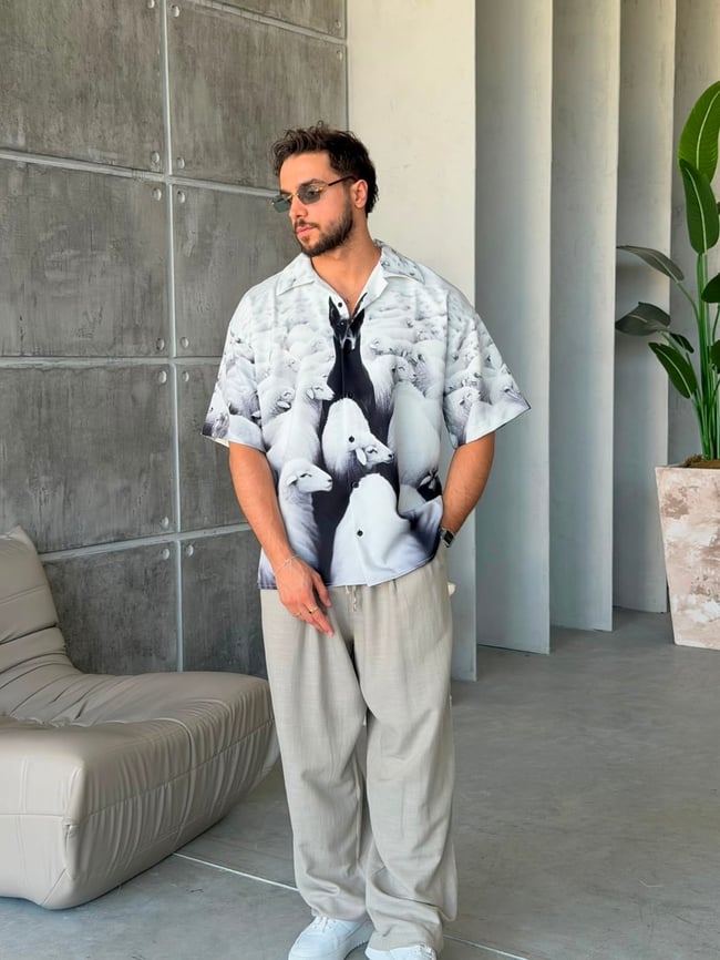 LONELY DOG Oversize Shirt