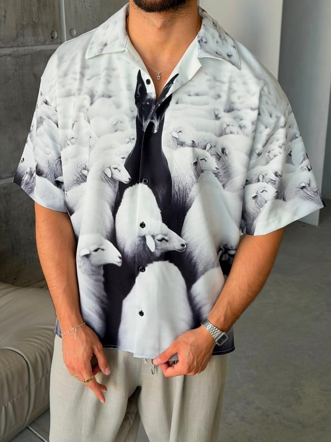 LONELY DOG Oversize Shirt