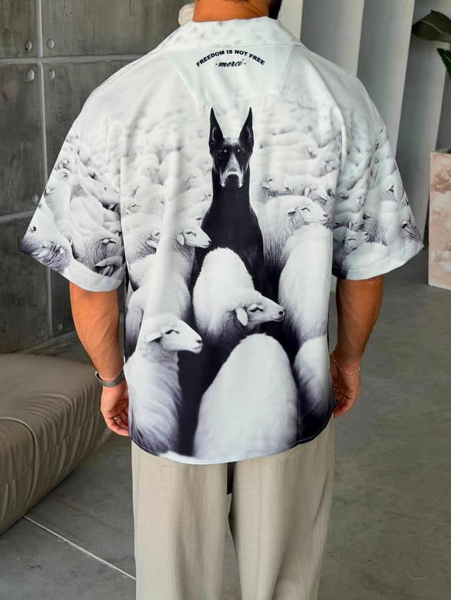 LONELY DOG Oversize Shirt
