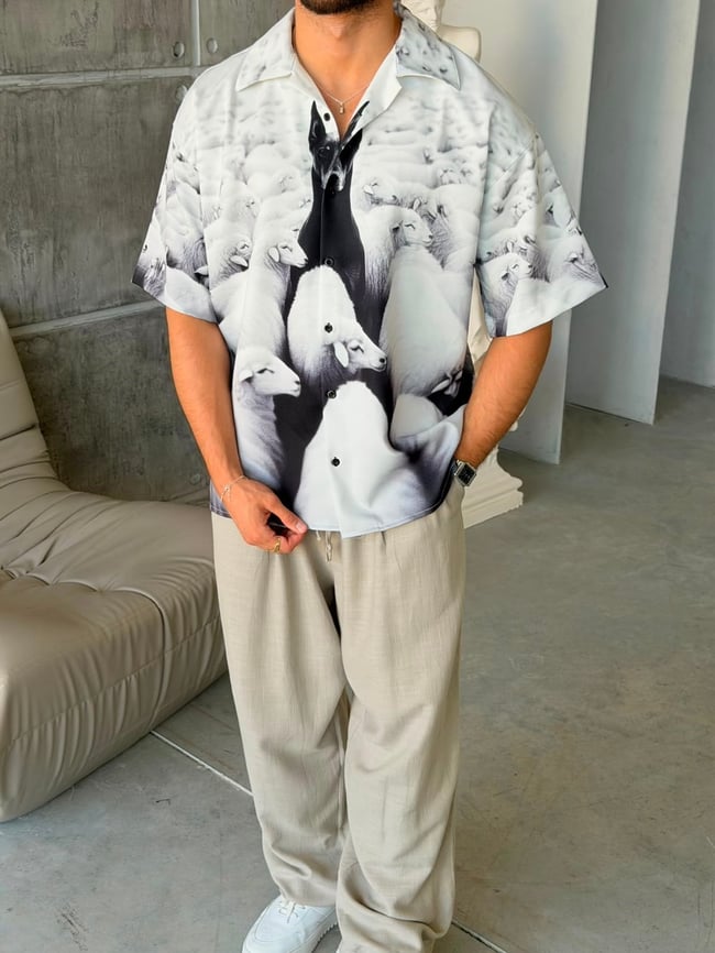 LONELY DOG Oversize Shirt