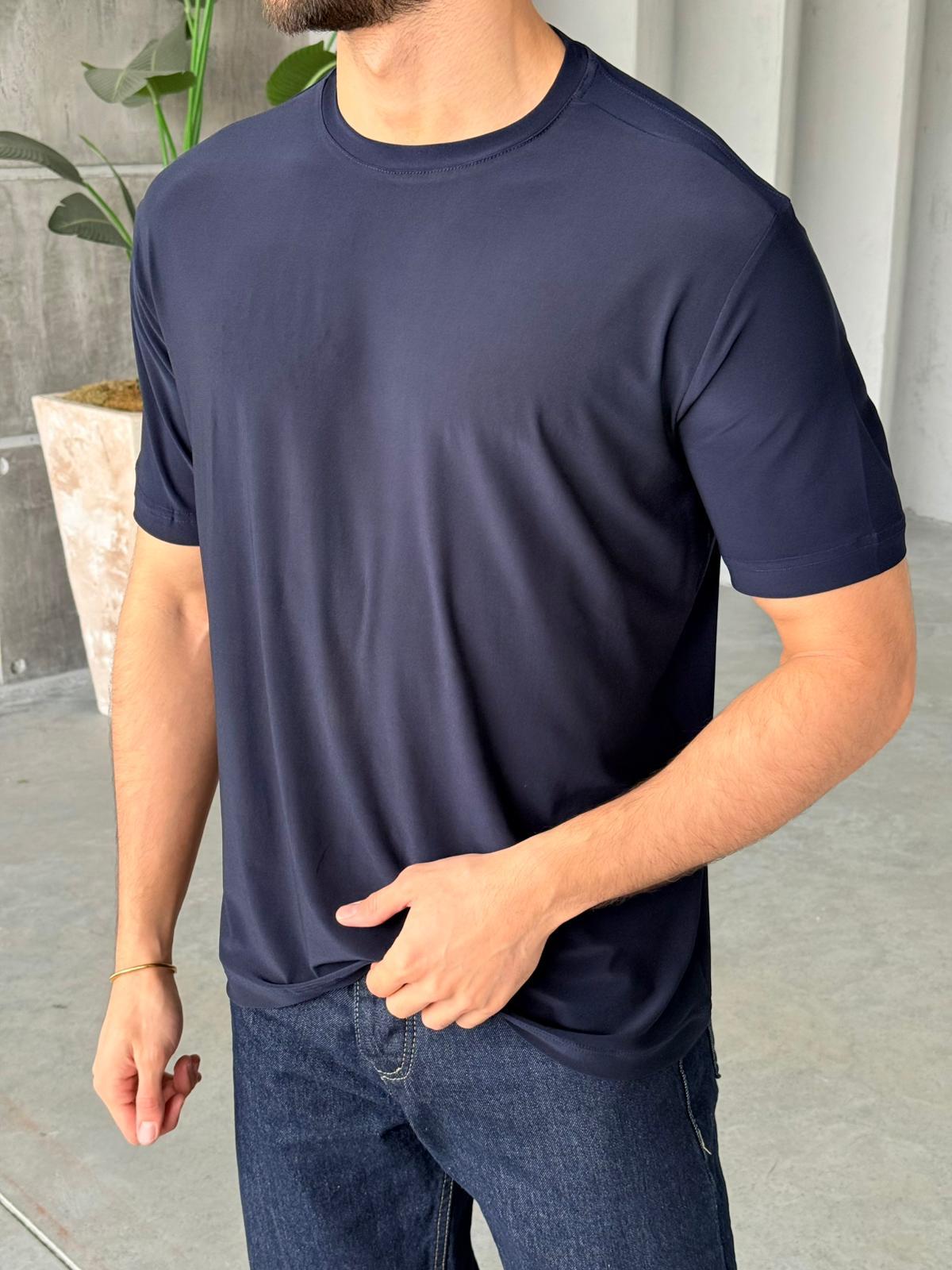 T-shirt Modal Basic - Navy| TST.013