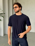 T-shirt Modal Basic - Navy| TST.013