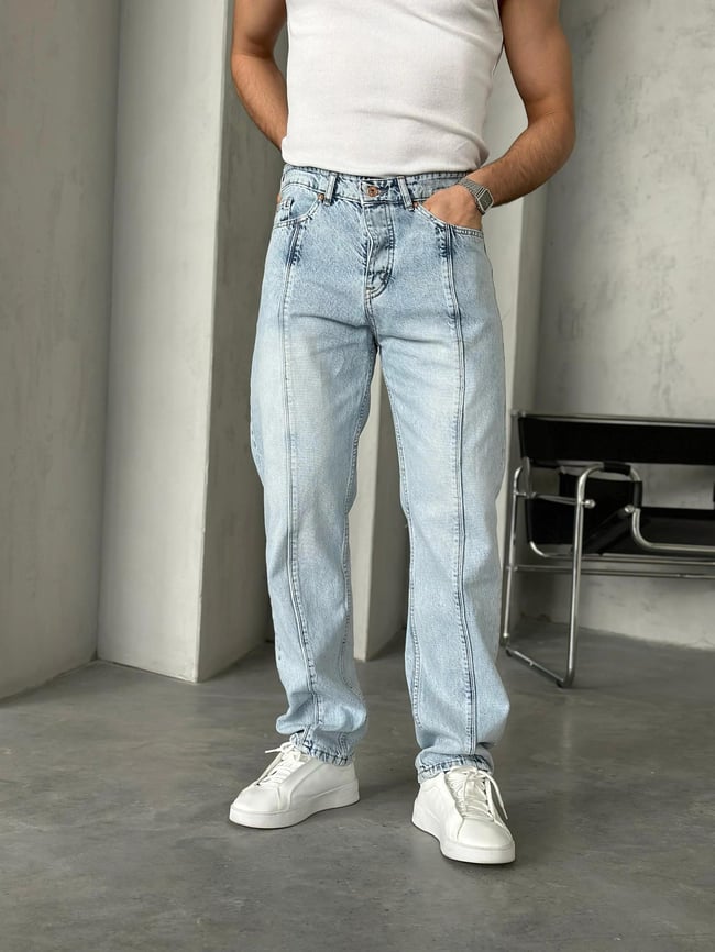 Snow Wash Baggy Pants
