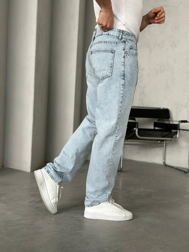 Snow Wash Baggy Pants
