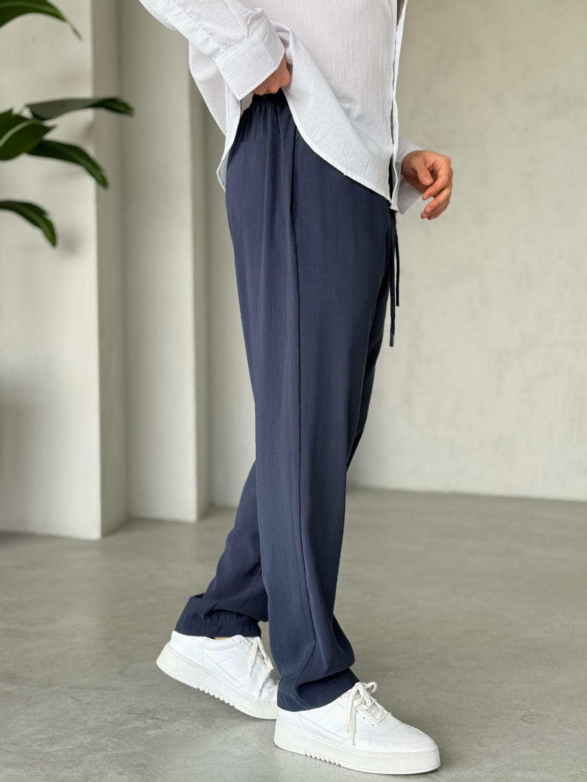 Modal Baggy Jogger Pants M – Navy | PNT.05