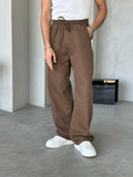 Gabardine Baggy Pants - Brown | PNT.010