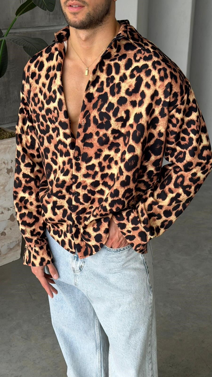 Leopard Oversize Shirt | GML.018