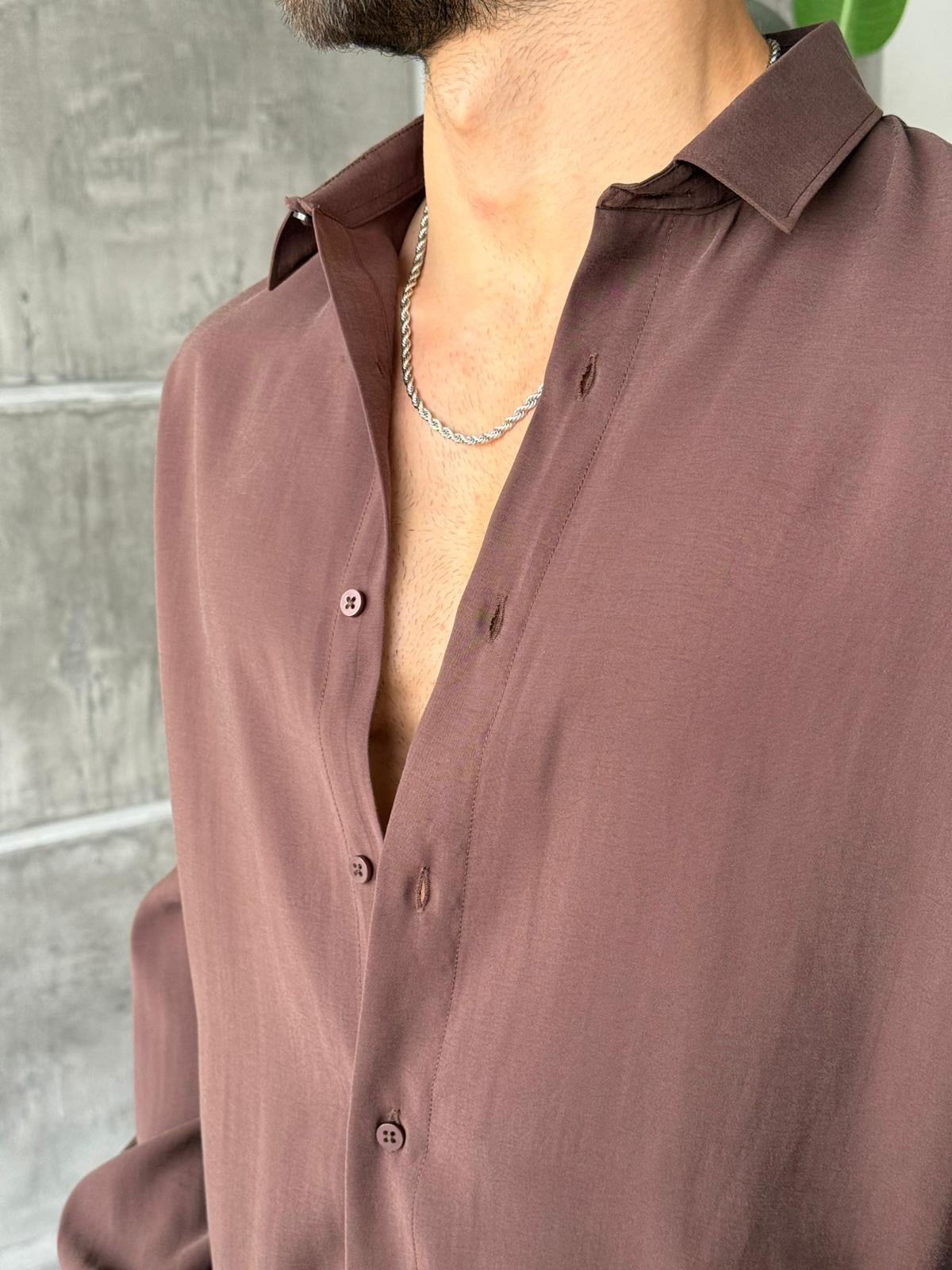 Modal Basic Shirt - Brown | GML.011