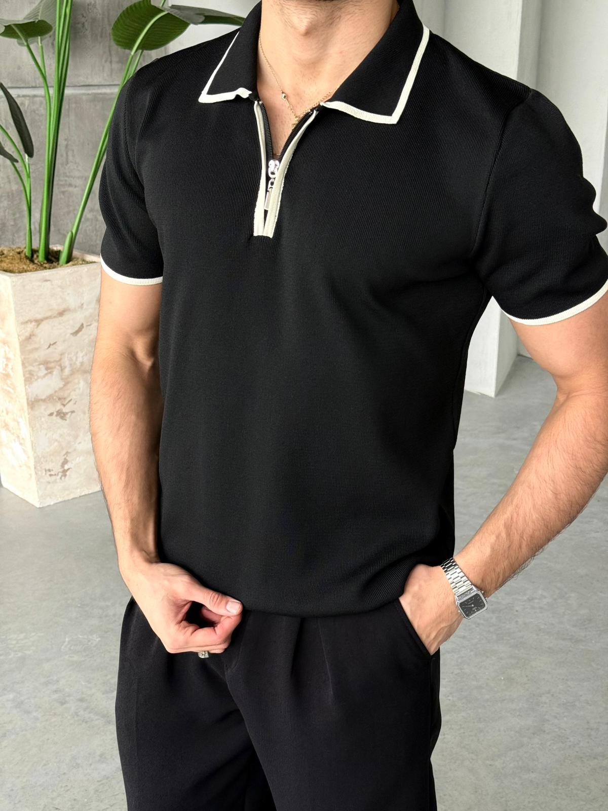 T-Shirt Elegant - Black | TST.05