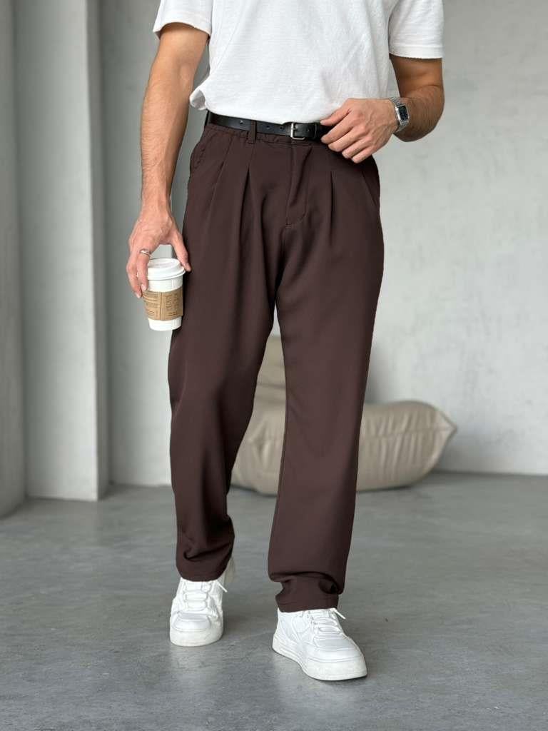 Pleated Pants W – Brown | PNT.06