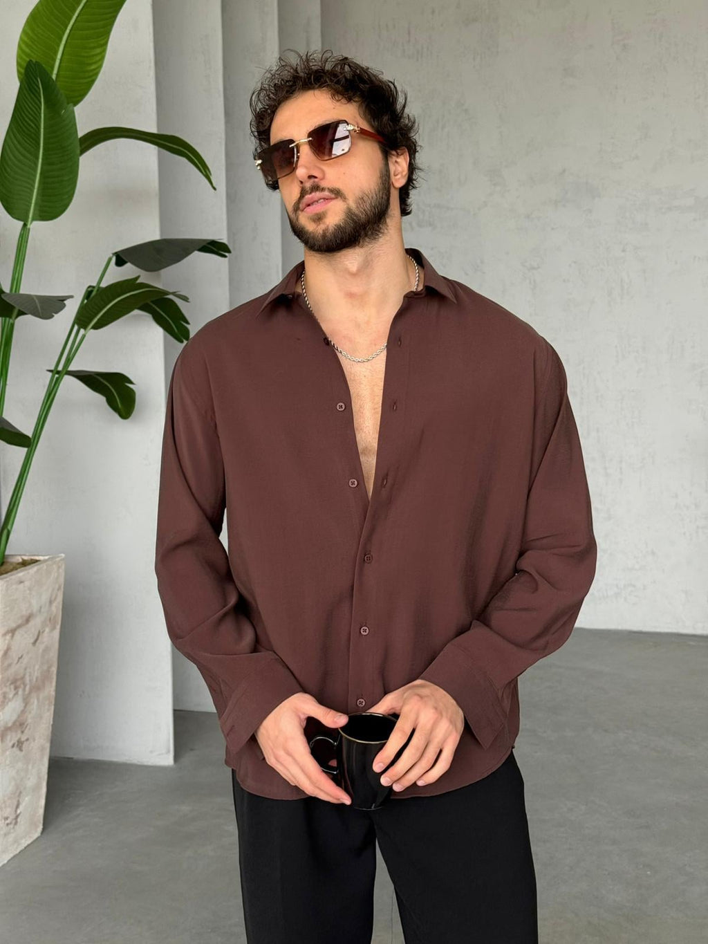 Modal Basic Shirt - Brown | GML.011