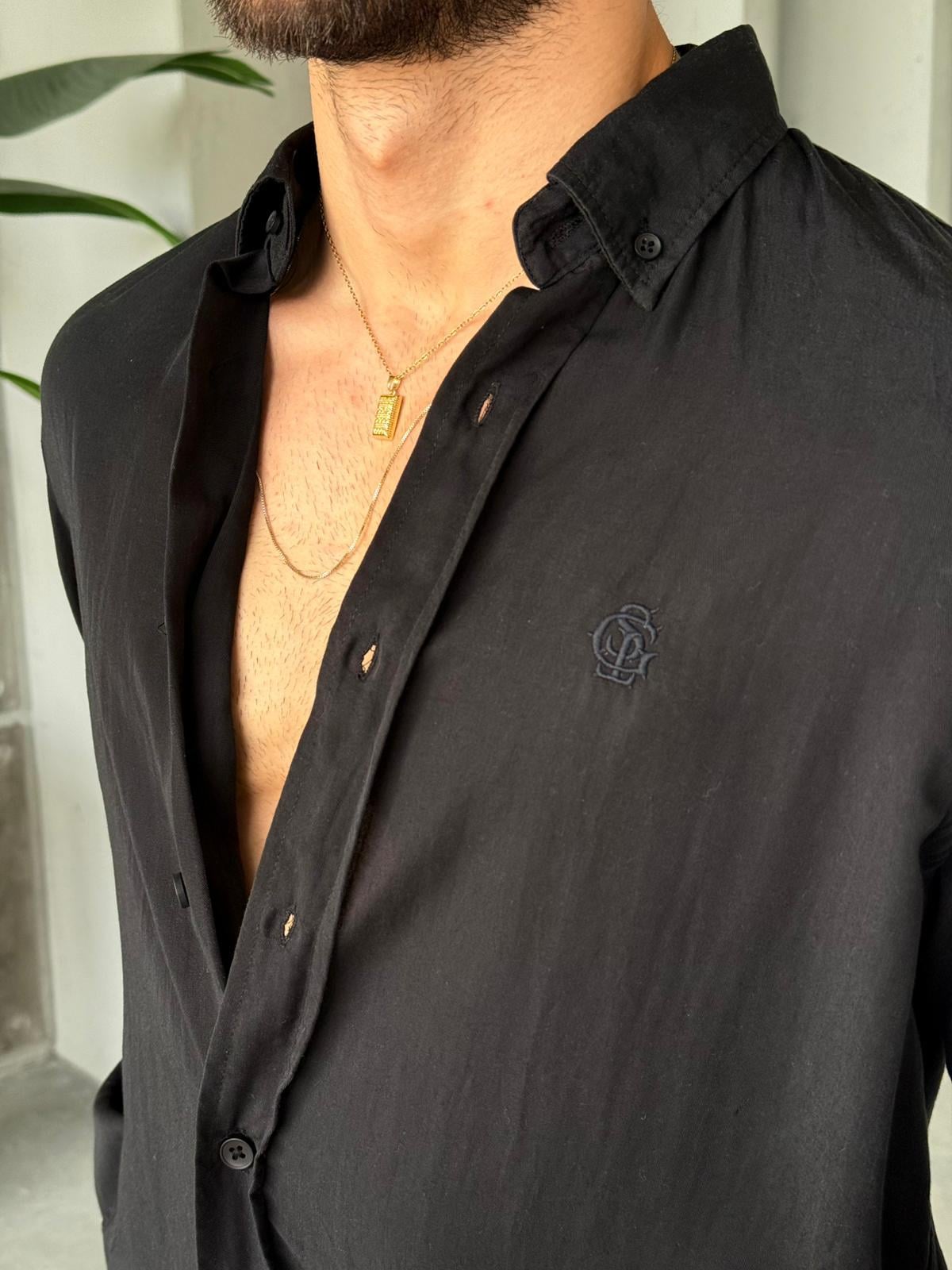 Tansel Shirt - Black | GML.010