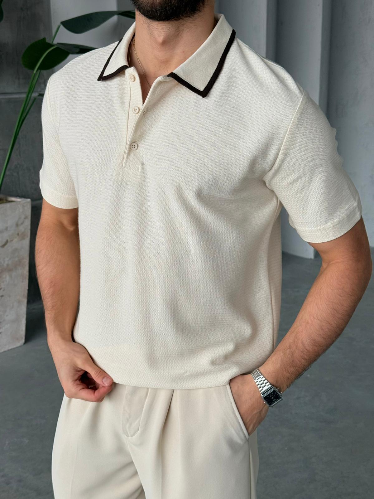 T-shirt Polo - Beige | TST.04