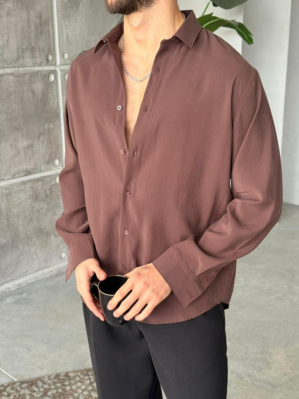 Modal Basic Shirt - Brown | GML.011