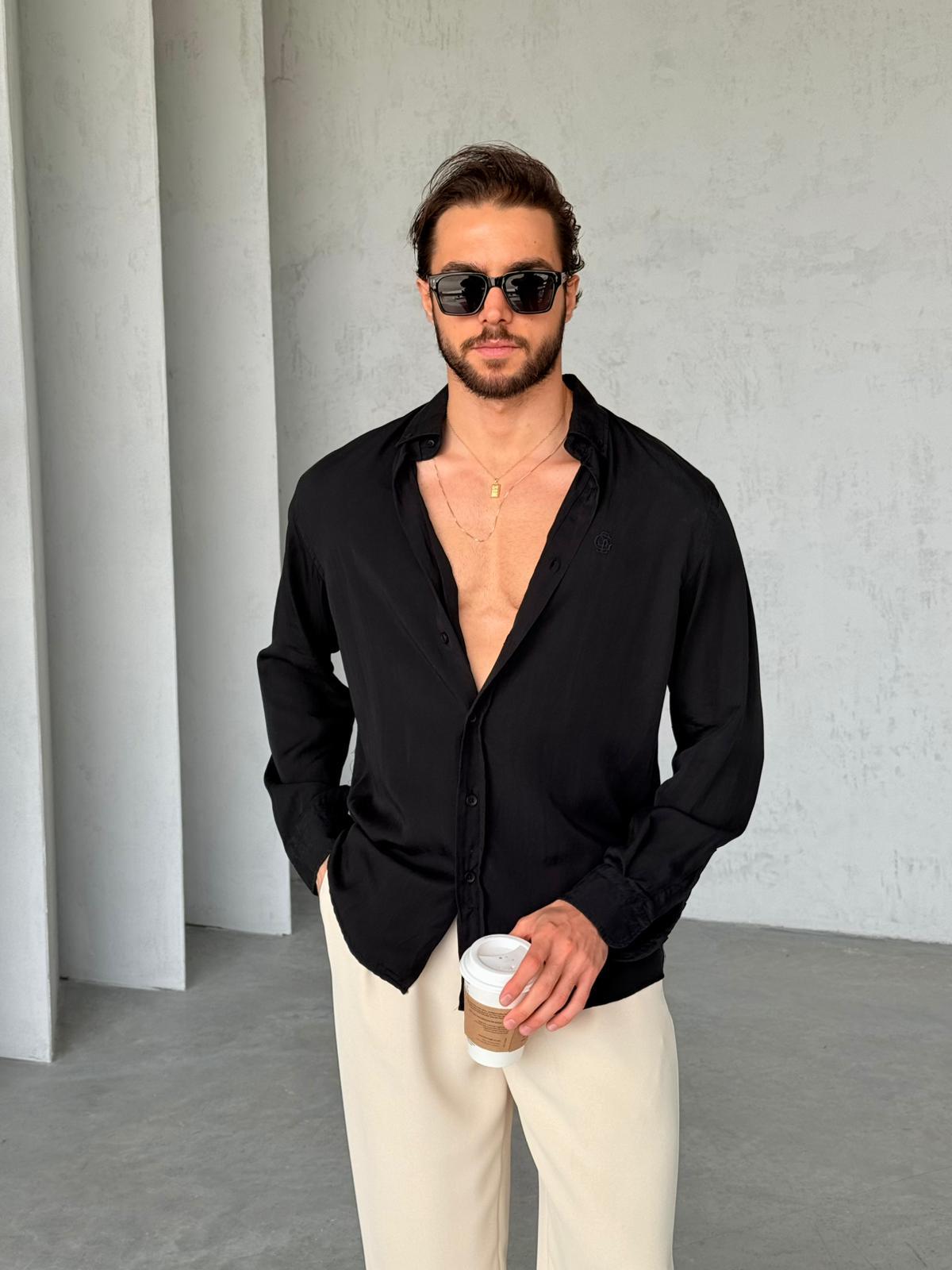Tansel Shirt - Black | GML.010