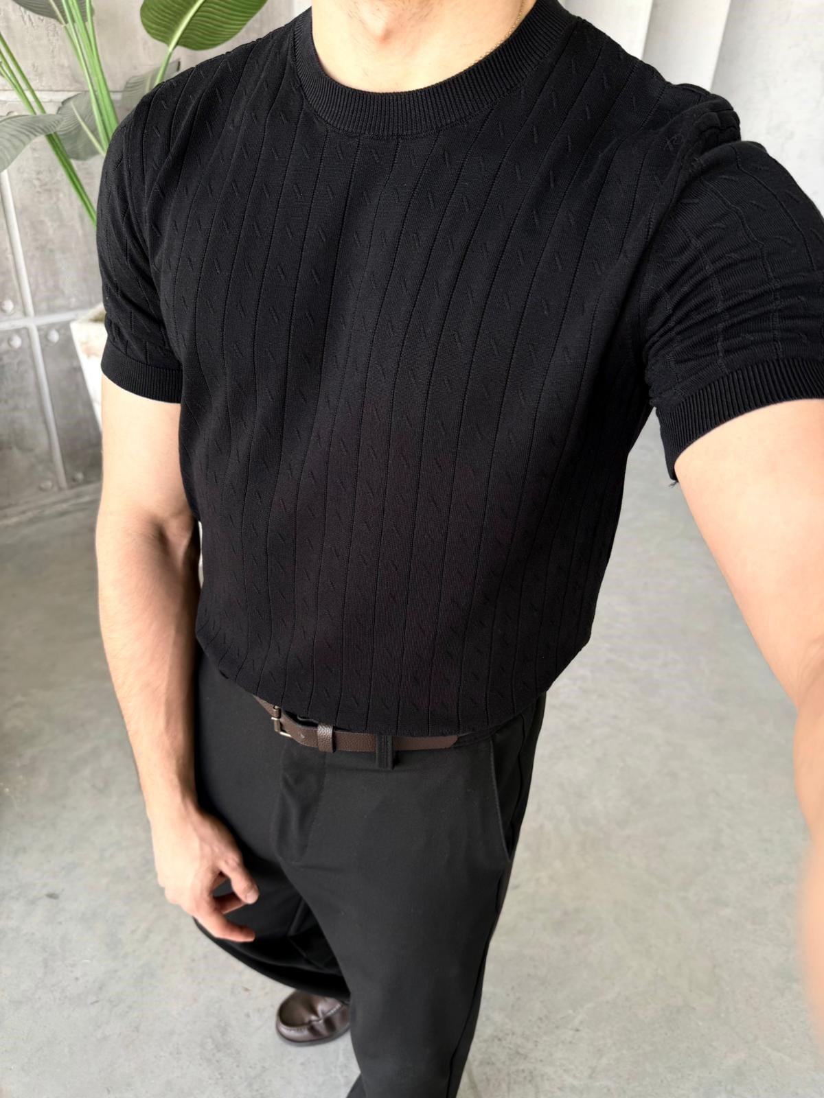 Pattern Knit - Black | TST.020