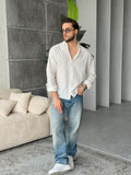 Soft Texture Shirt - White | GML.019