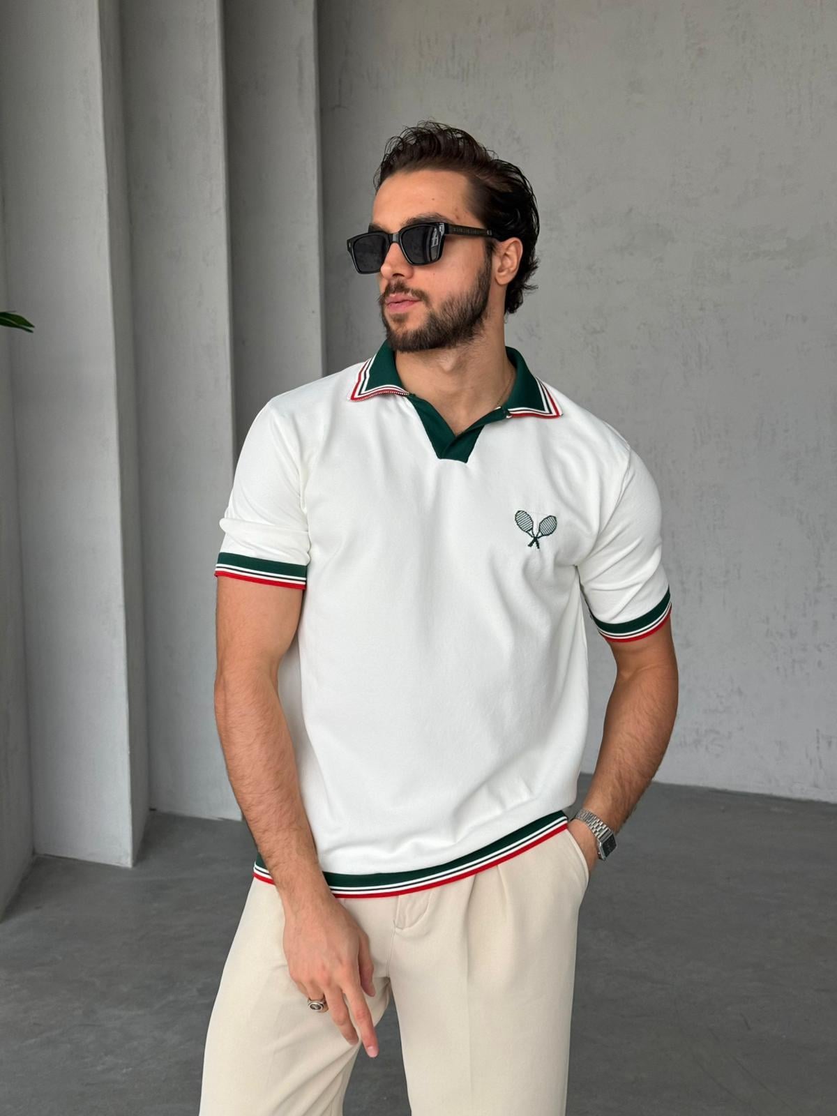T-shirt Tennis - White | TST.03