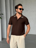 T-shirt Polo - Brown | TST.04