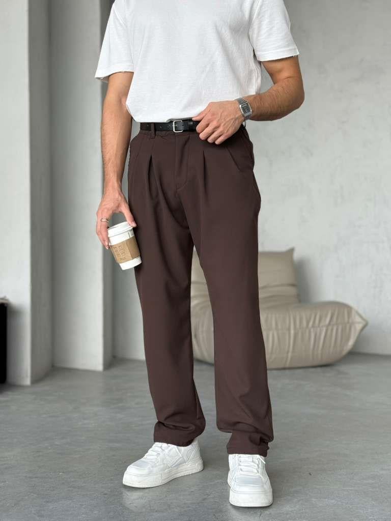 Pleated Pants W – Brown | PNT.06