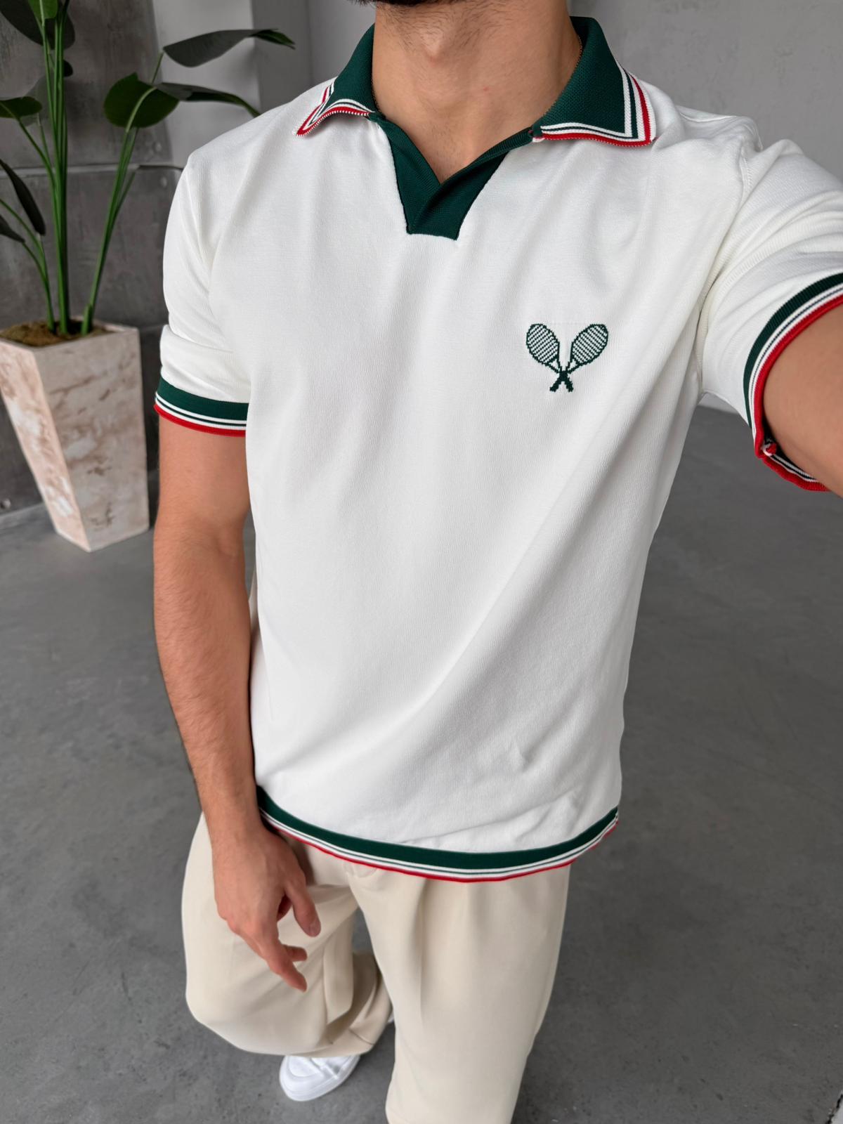 T-shirt Tennis - White | TST.03