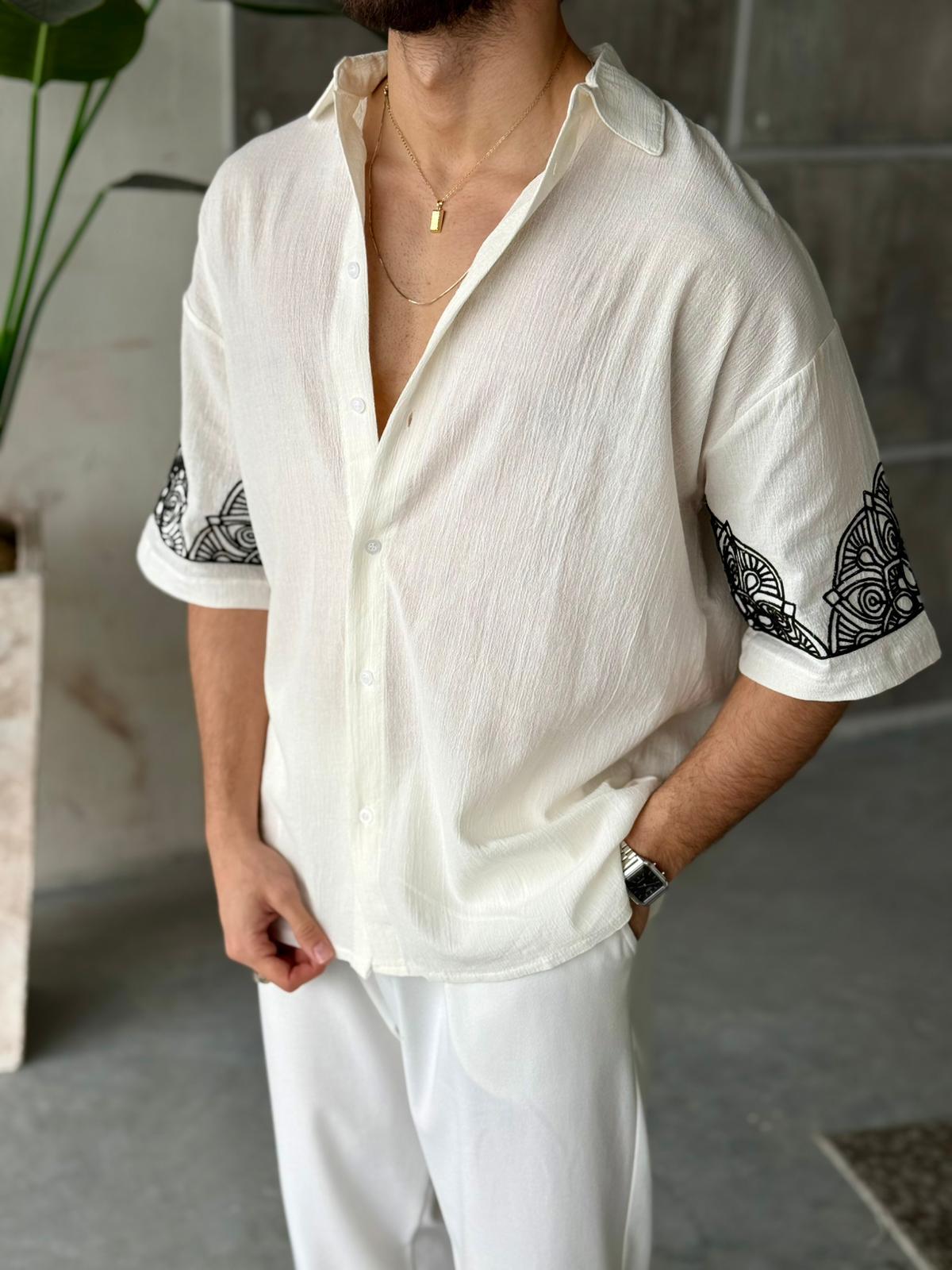 Oversize Shirt 2T - off white | GML.013