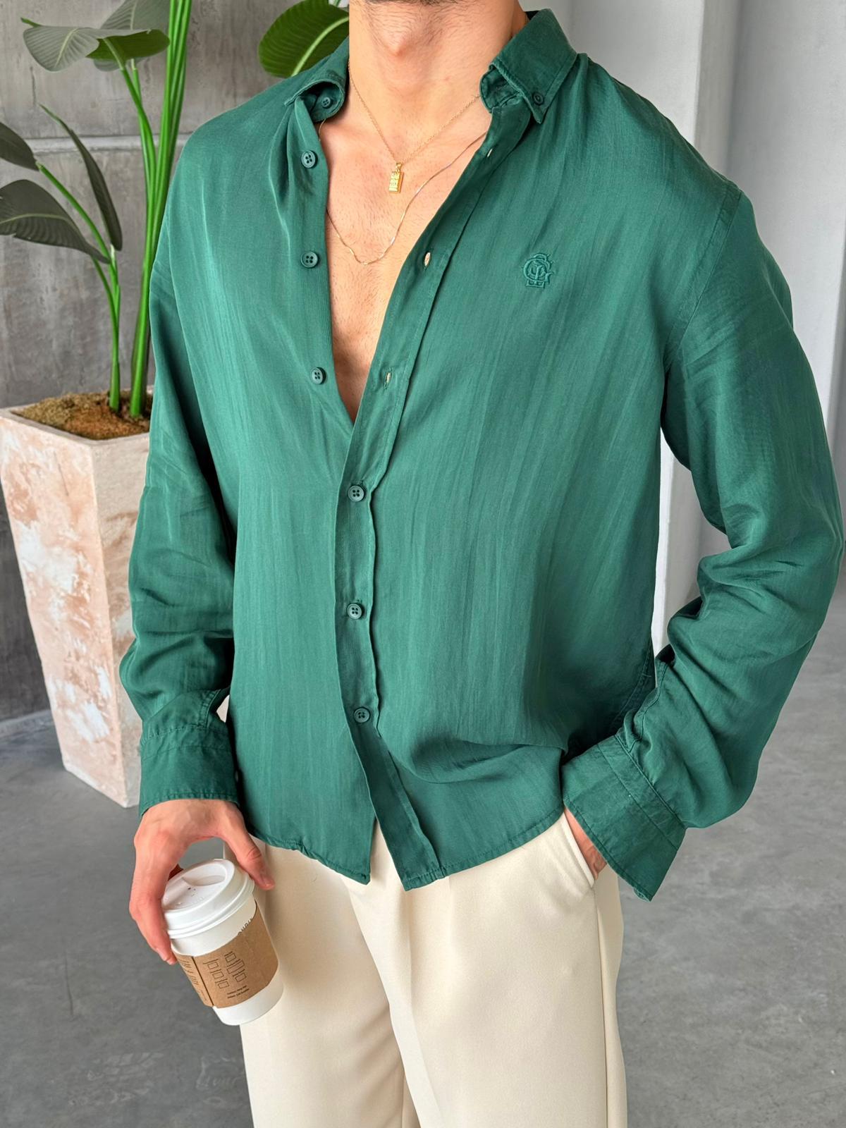 Tensel Shirt - Emerald | GML.010