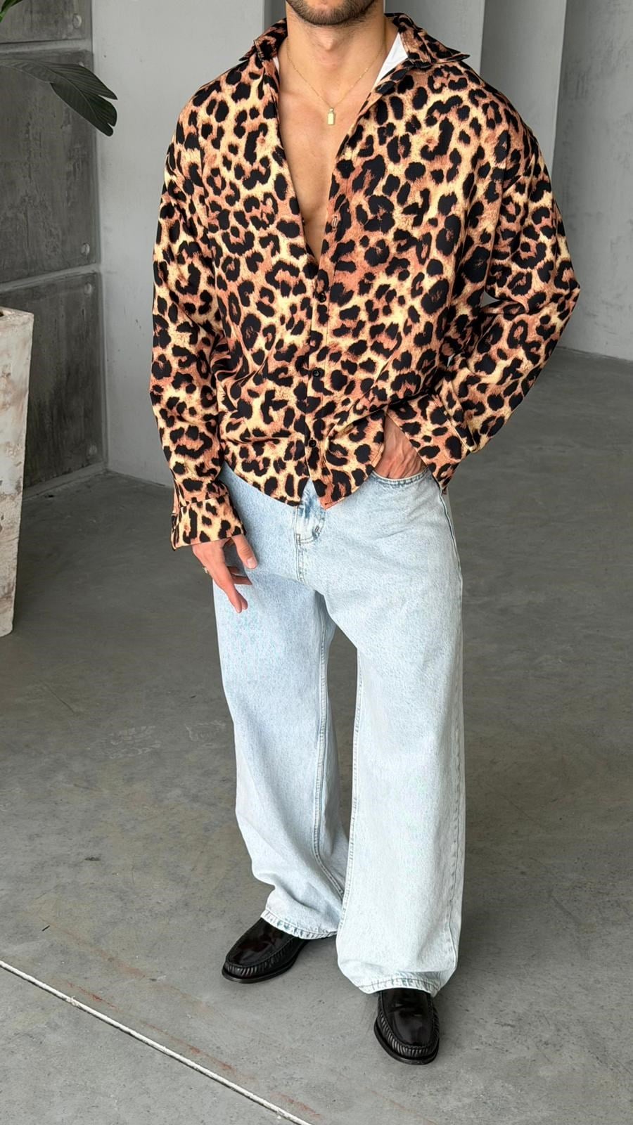 Leopard Oversize Shirt | GML.018