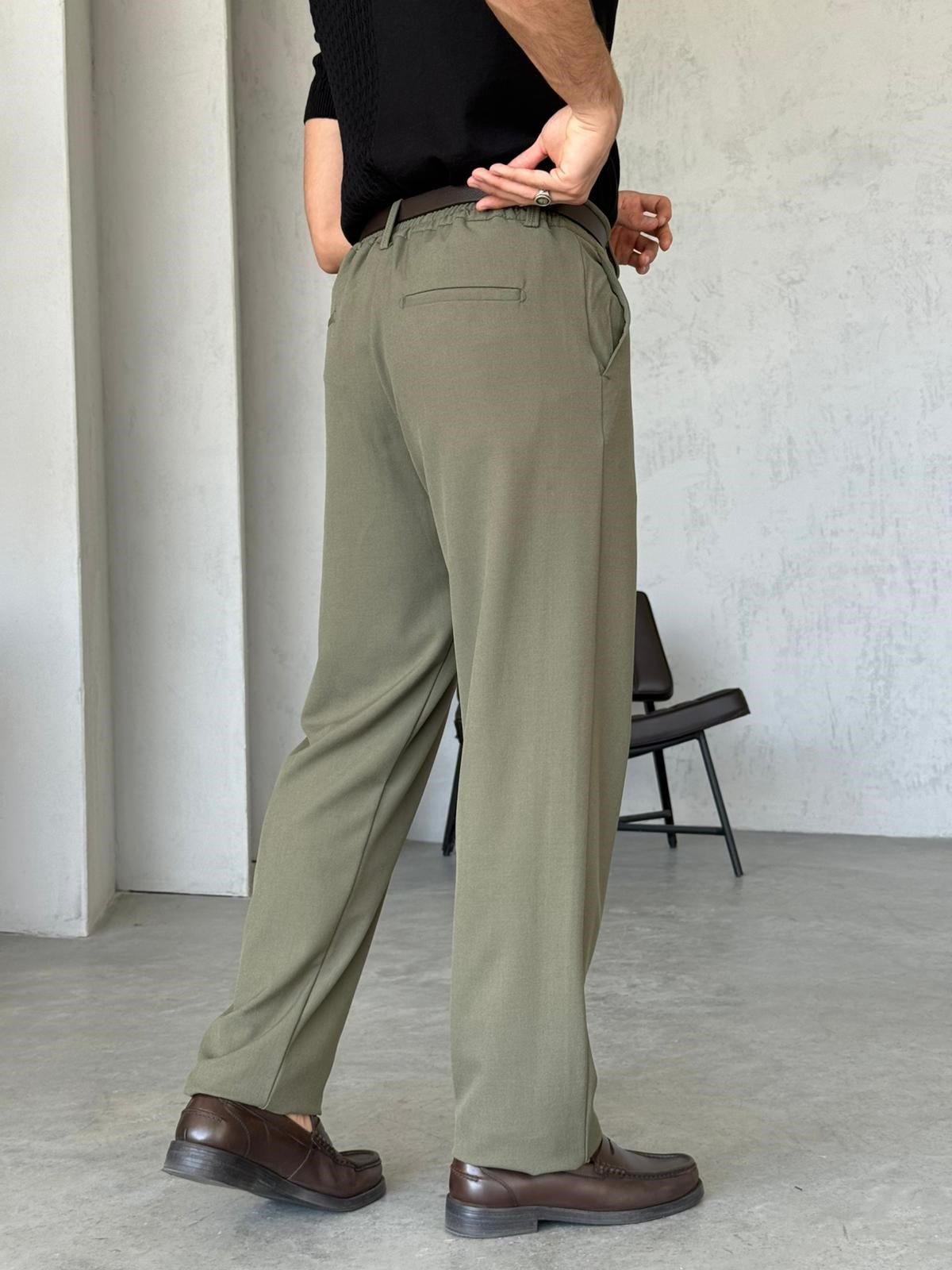 Baggy Fit Pants W – Haki | PNT.03