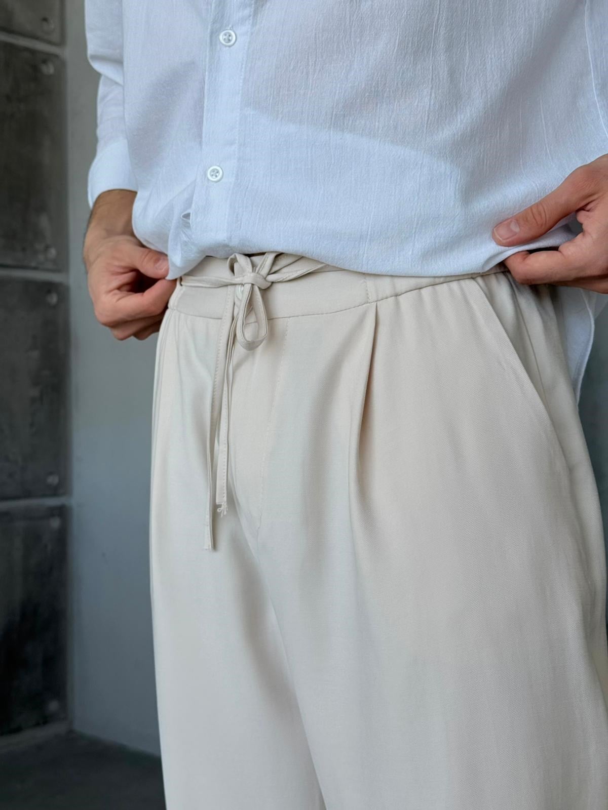 Tense Jogger Pants – Cream | PNT.02