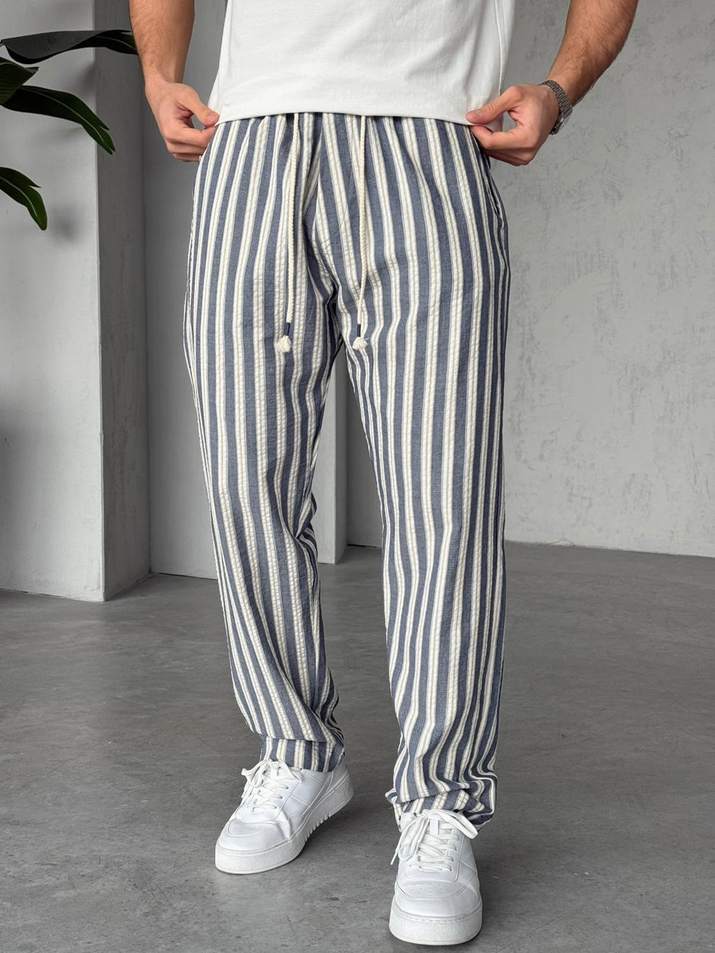 Striped Jogger Pants | PNT.08
