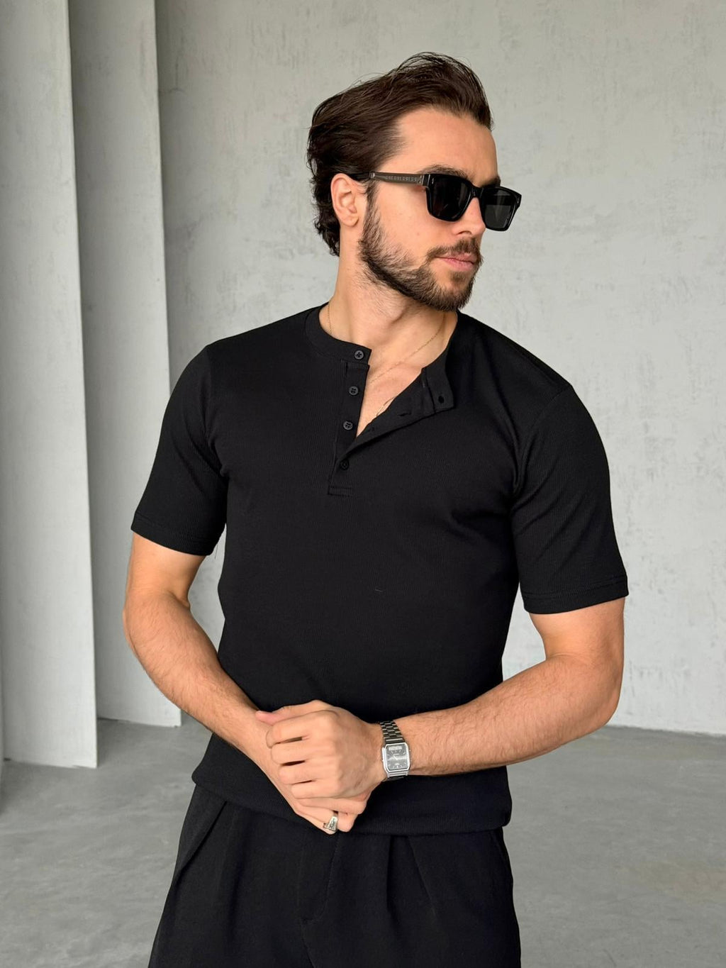 T-shirt Hanley - Black | TST.02