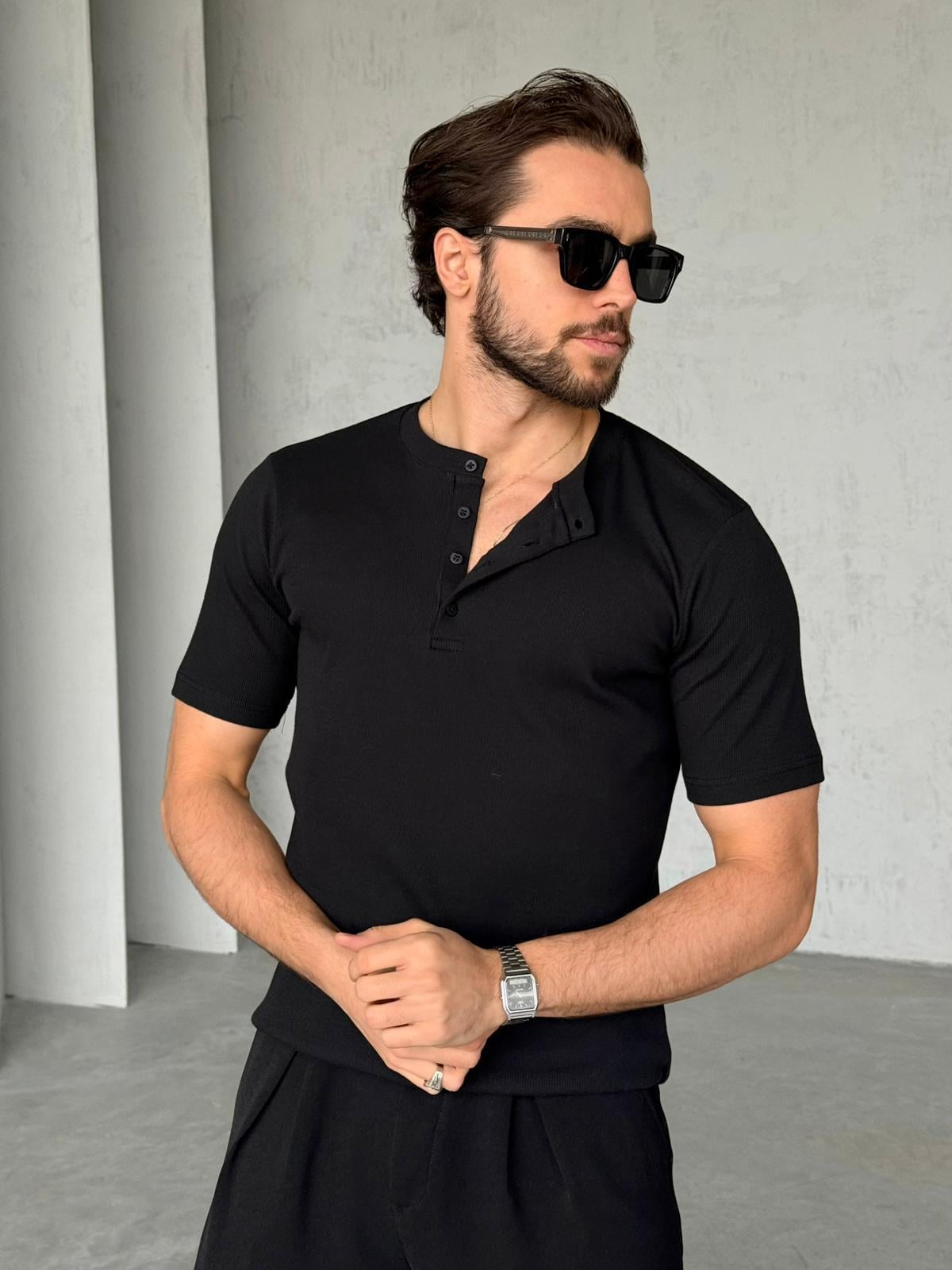 T-shirt Hanley - Black | TST.02