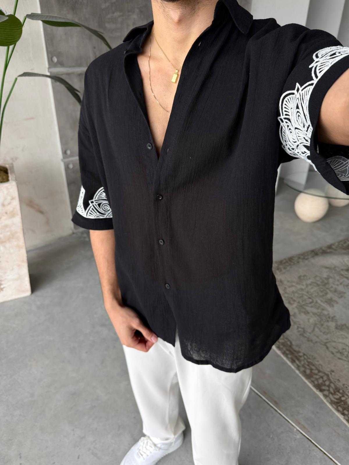 Oversize Shirt 2T - Black | GML.013