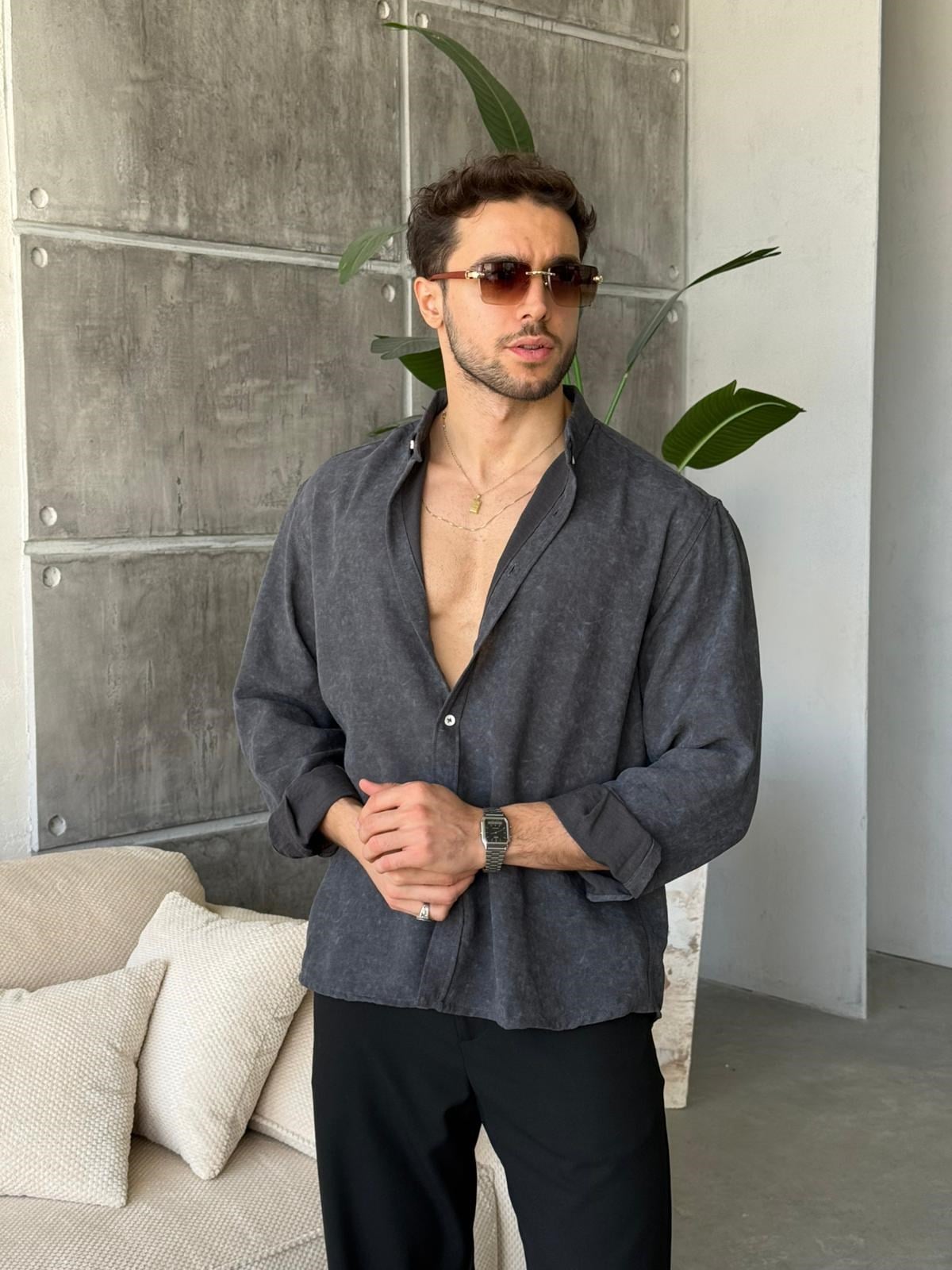 Washed Soft Basic Shirt | GML.020
