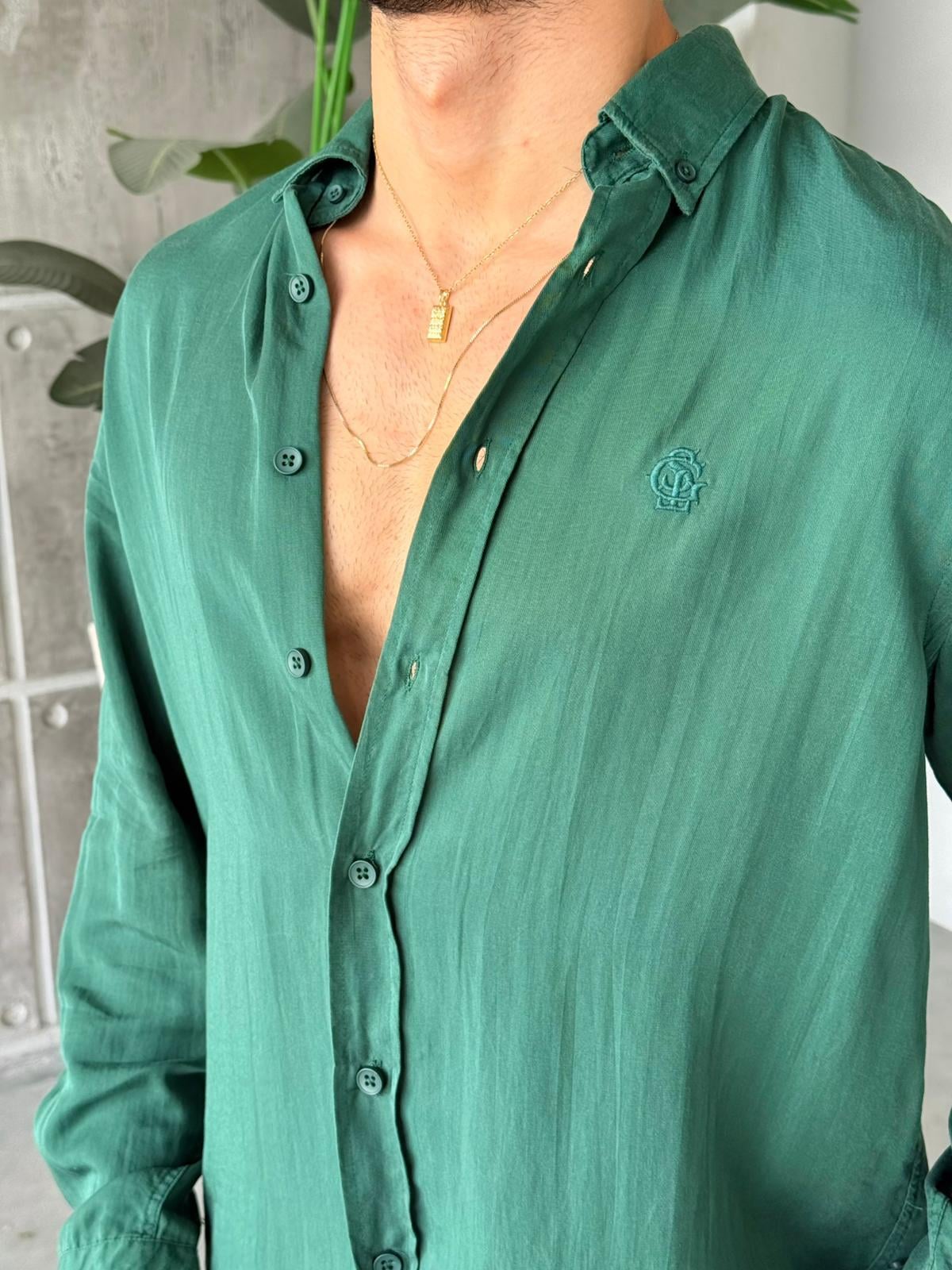 Tensel Shirt - Emerald | GML.010