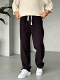Linen Baggy Pants G -Black | PNT.09